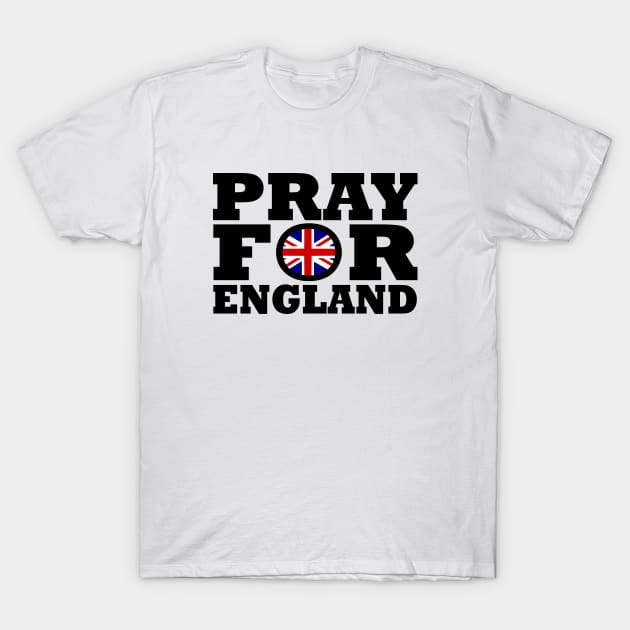 Pray For England T-Shirt by Milaino